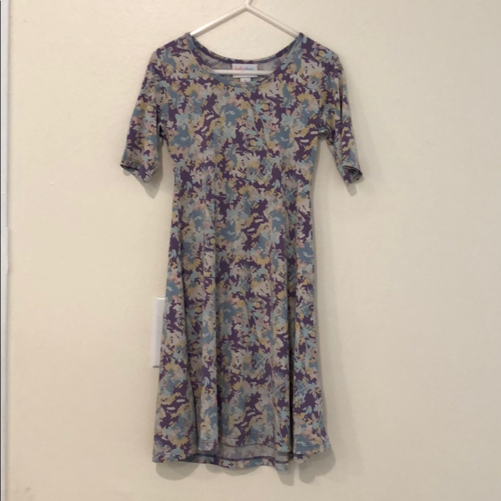 LuLaRoe kids Adeline purple